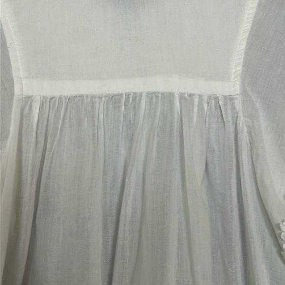 Garnet‎ Hill Kids Beach Cover Tunic Size Large White Crochet Lace Resort Boho - Picture 11 of 14